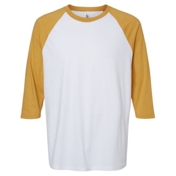 Unisex CVC Three-Quarter Sleeve Tee Thumbnail