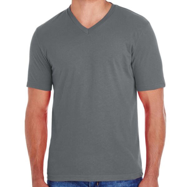 Unisex Fine Jersey Classic V-Neck Tee Thumbnail