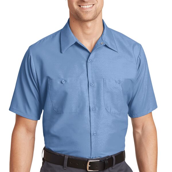 Red  Kap - Long Size, Short Sleeve Industrial Work Shirt Thumbnail