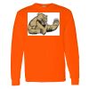 Safety Long Sleeve  Special Gildan Heavy Cotton Long Sleeve T-Shirt Thumbnail