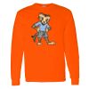 Safety Long Sleeve  Special Gildan Heavy Cotton Long Sleeve T-Shirt Thumbnail