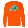 Safety Long Sleeve  Special Gildan Heavy Cotton Long Sleeve T-Shirt Thumbnail