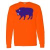 Safety Long Sleeve  Special Gildan Heavy Cotton Long Sleeve T-Shirt Thumbnail