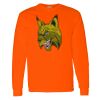 Safety Long Sleeve  Special Gildan Heavy Cotton Long Sleeve T-Shirt Thumbnail
