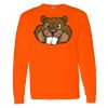 Safety Long Sleeve  Special Gildan Heavy Cotton Long Sleeve T-Shirt Thumbnail