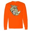Safety Long Sleeve  Special Gildan Heavy Cotton Long Sleeve T-Shirt Thumbnail