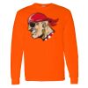 Safety Long Sleeve  Special Gildan Heavy Cotton Long Sleeve T-Shirt Thumbnail