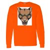 Safety Long Sleeve  Special Gildan Heavy Cotton Long Sleeve T-Shirt Thumbnail