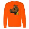 Safety Long Sleeve  Special Gildan Heavy Cotton Long Sleeve T-Shirt Thumbnail