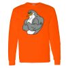 Safety Long Sleeve  Special Gildan Heavy Cotton Long Sleeve T-Shirt Thumbnail