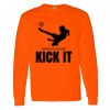 Safety Long Sleeve  Special Gildan Heavy Cotton Long Sleeve T-Shirt Thumbnail
